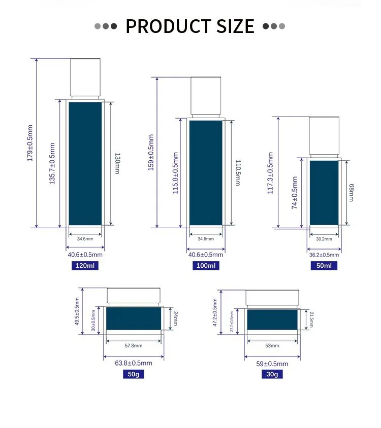 square cosmetic packaging square cosmetic packaging