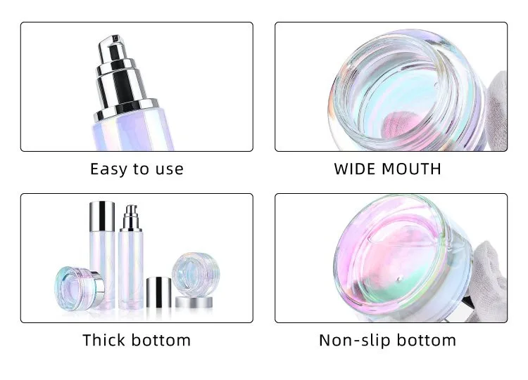 glass makeup jars glass makeup jars