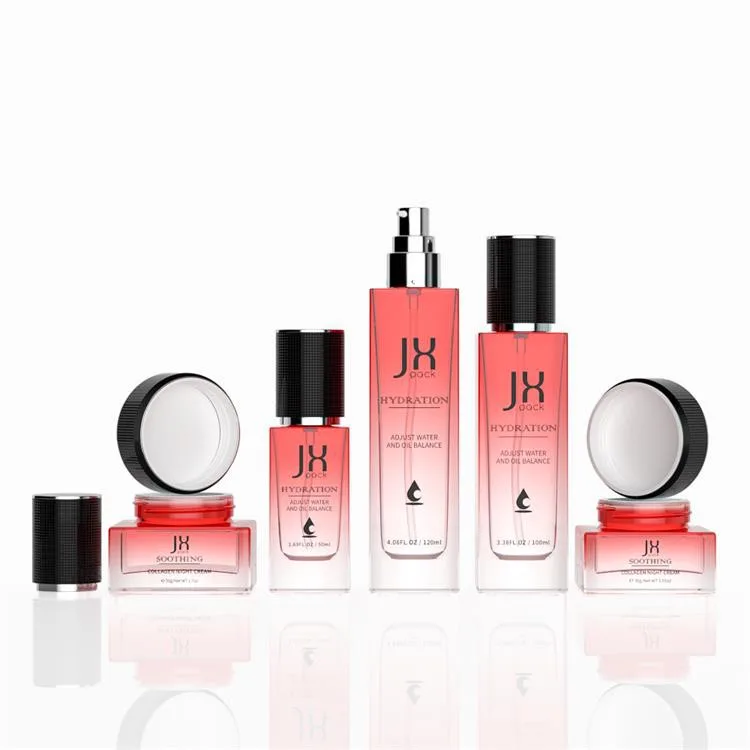 glass cosmetic bottle packaging