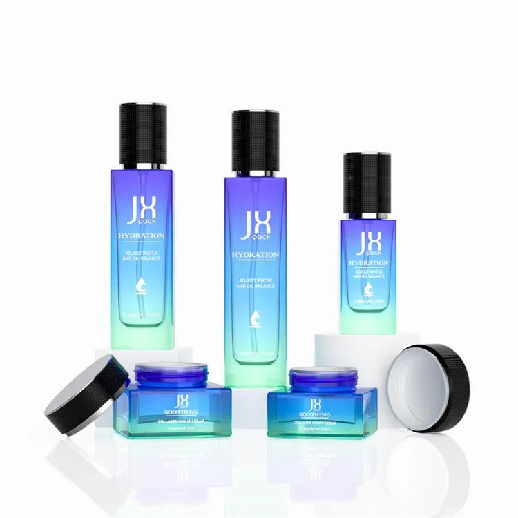 black cosmetic bottle packaging