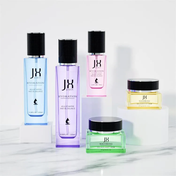 square cosmetic bottle packaging