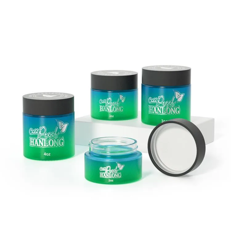 round child proof glass jar round child proof glass jar