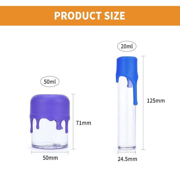 50ml clear concentrate glass jar 50ml clear concentrate glass jar