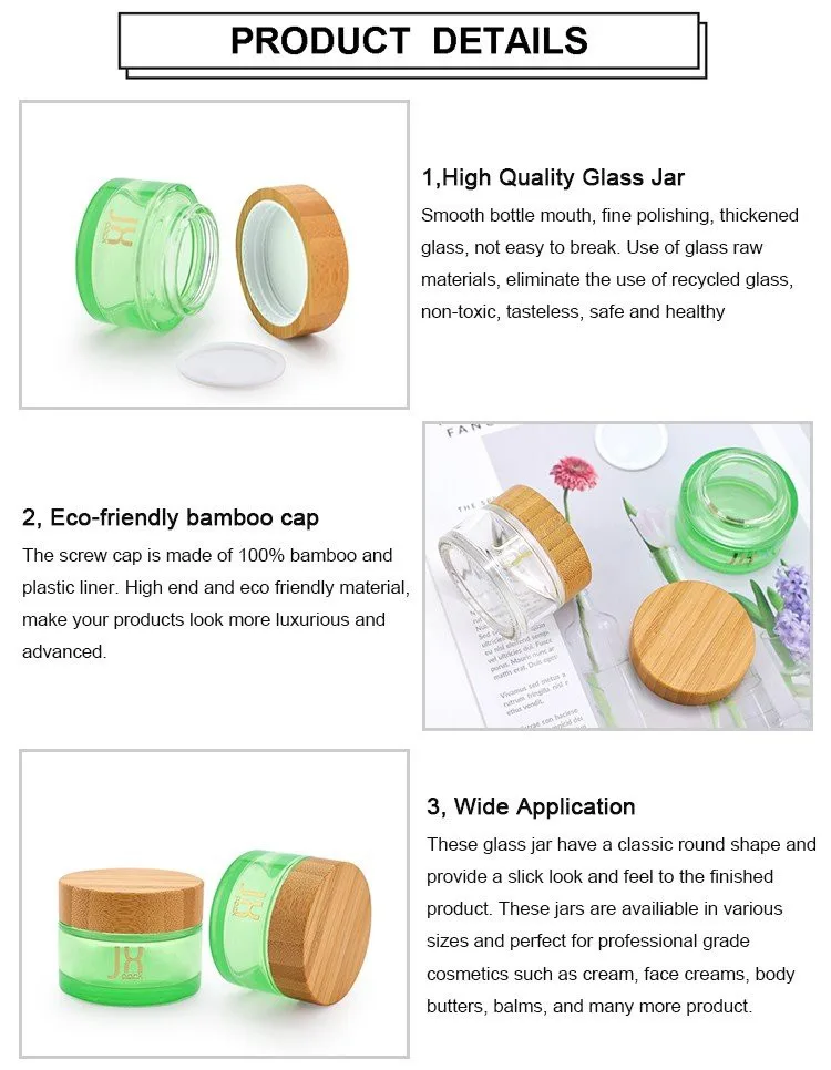 glass cream jar glass cream jar