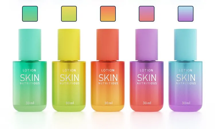 colored gradient foundation bottle colored gradient foundation bottle