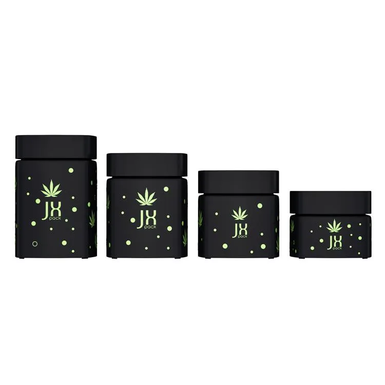 black child resistant glass jar black child resistant glass jar