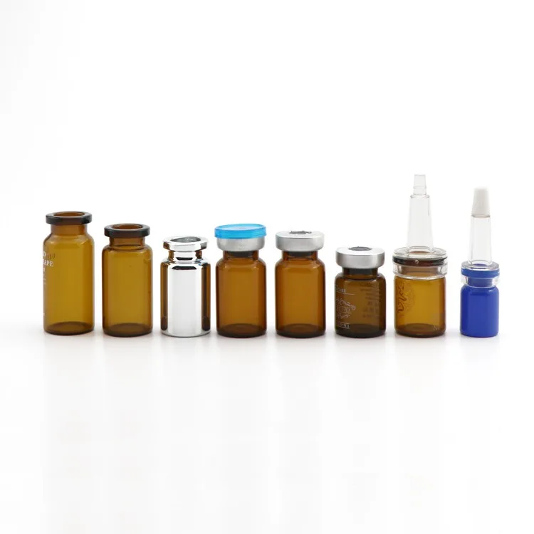 10ml amber glass vial