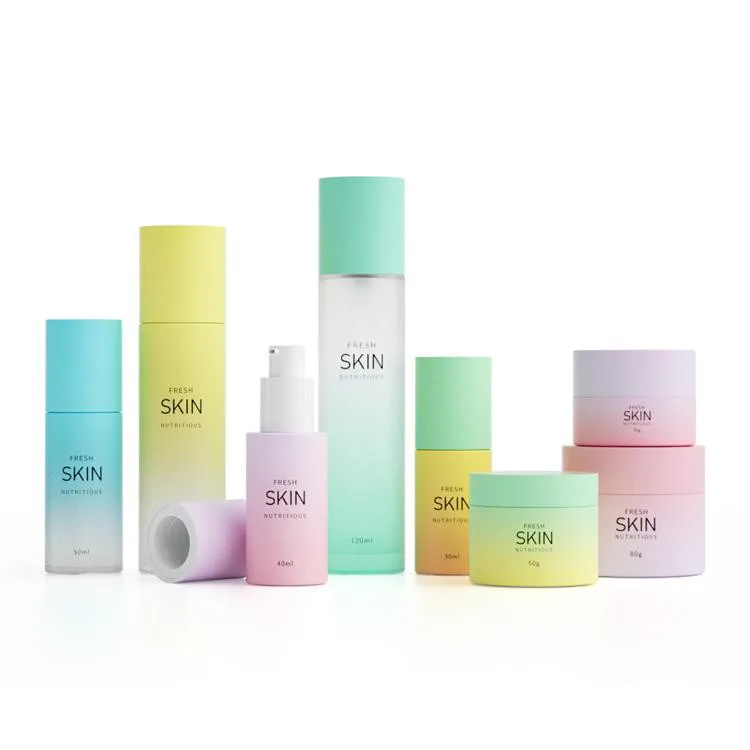 clear frosted skincare set clear frosted skincare set
