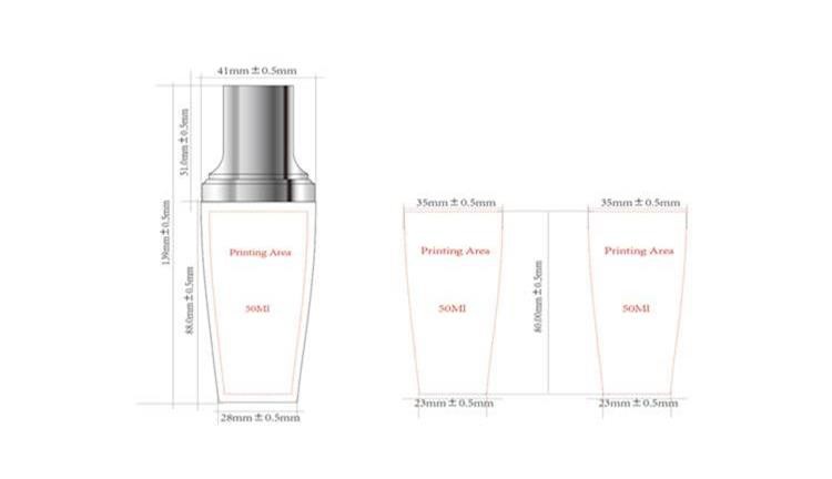 empty black serum bottle 50ml empty black serum bottle 50ml