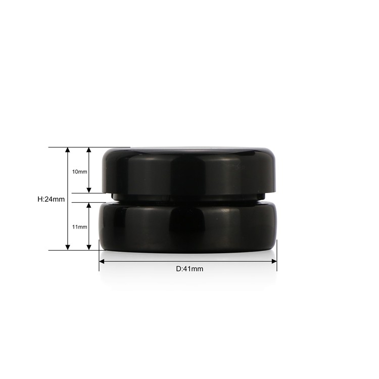 black concentrate jar black concentrate jar