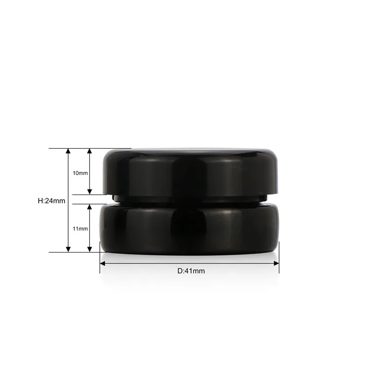 black concentrate jar black concentrate jar