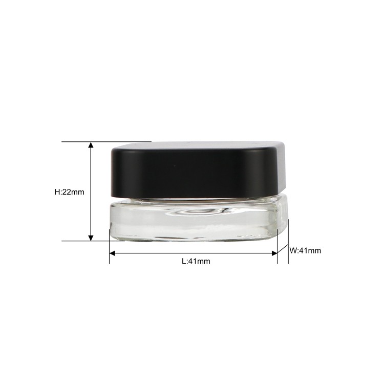square concentrate container