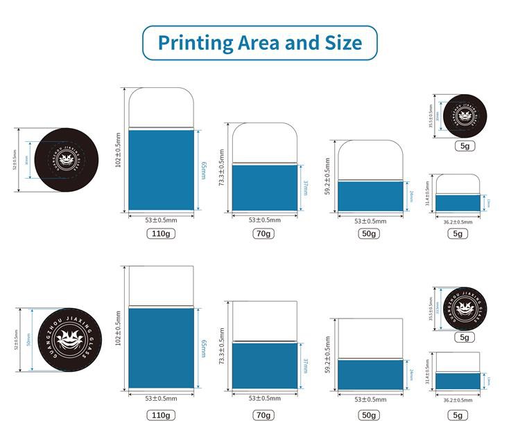 5g glass child proof jar