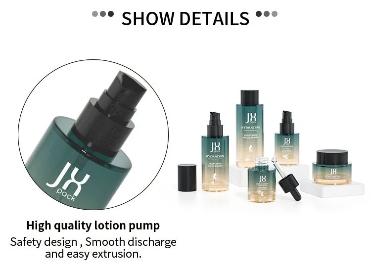 luxury glass cosmetic bottles