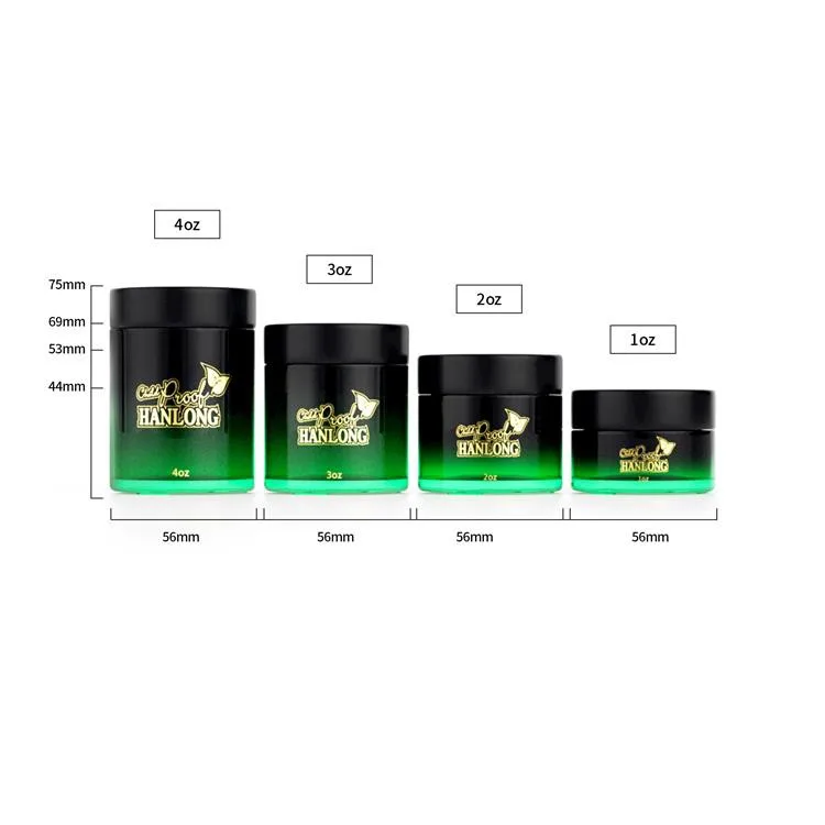 1oz child resistant glass jar