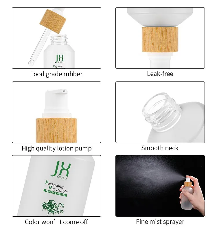 product-750-800 bamboo cap cosmetic bottle