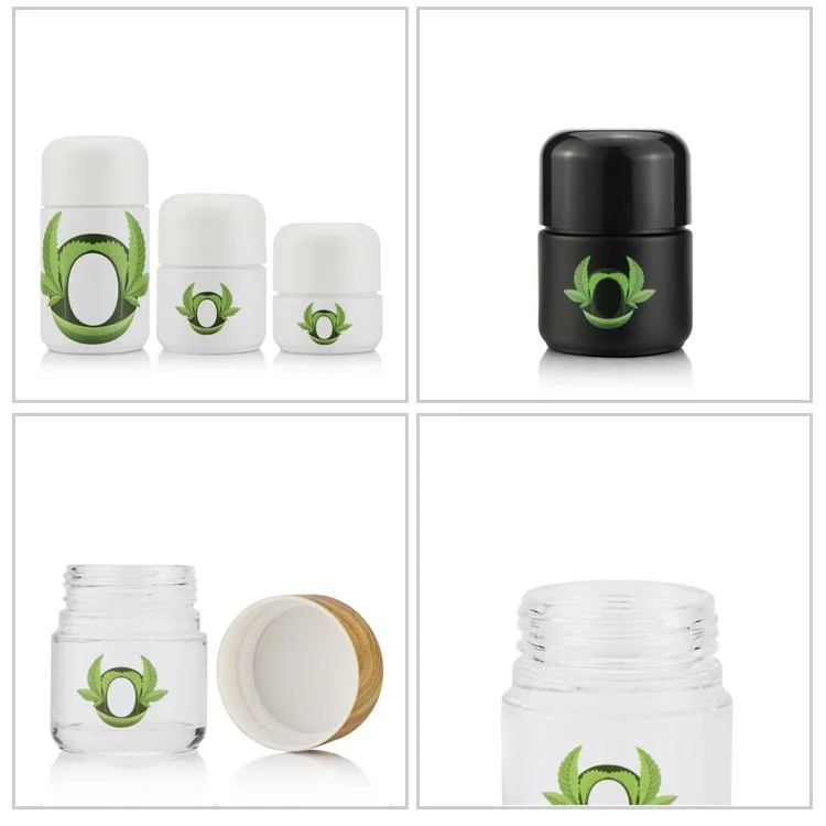 110g glass child proof jar