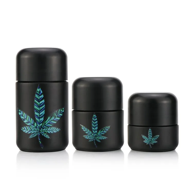5g glass marijuana jars