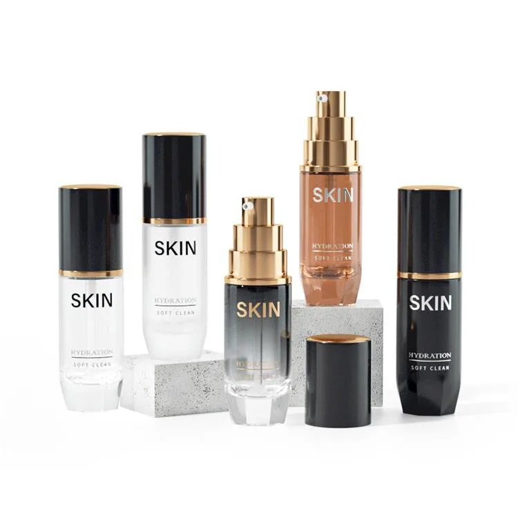 1oz glass moisturizer bottles