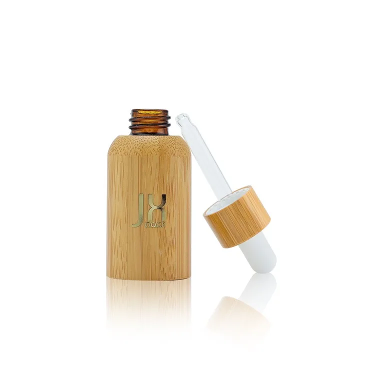 bamboo lotion pump bottle