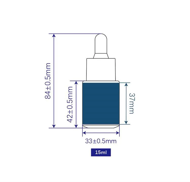 glass essential oil bottle