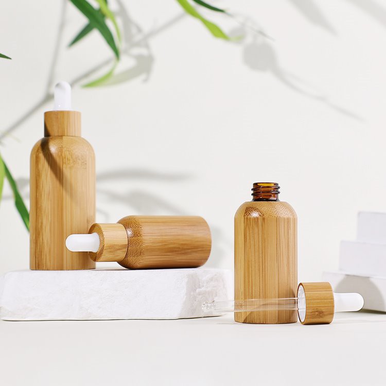 20ml bamboo dropper bottle