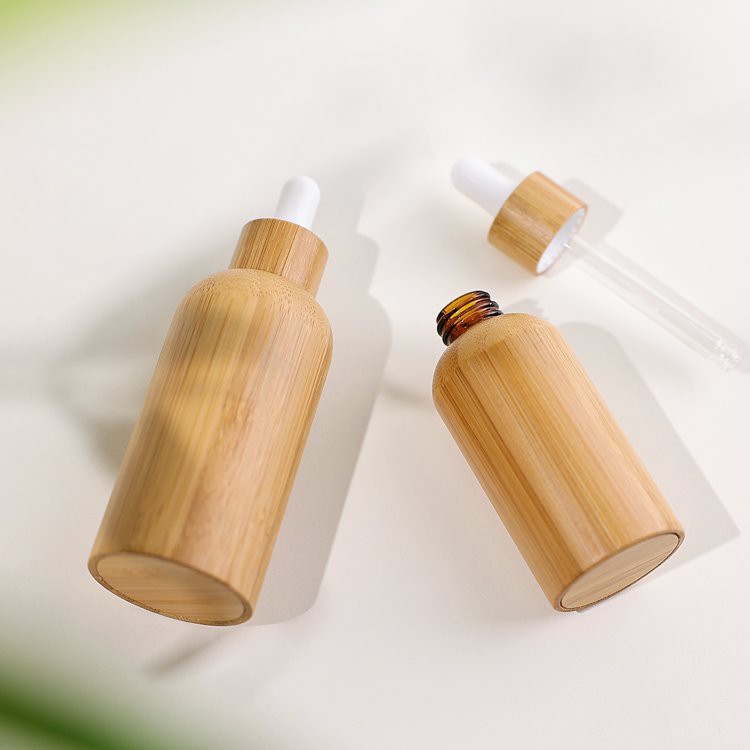 30ml bamboo dropper bottle