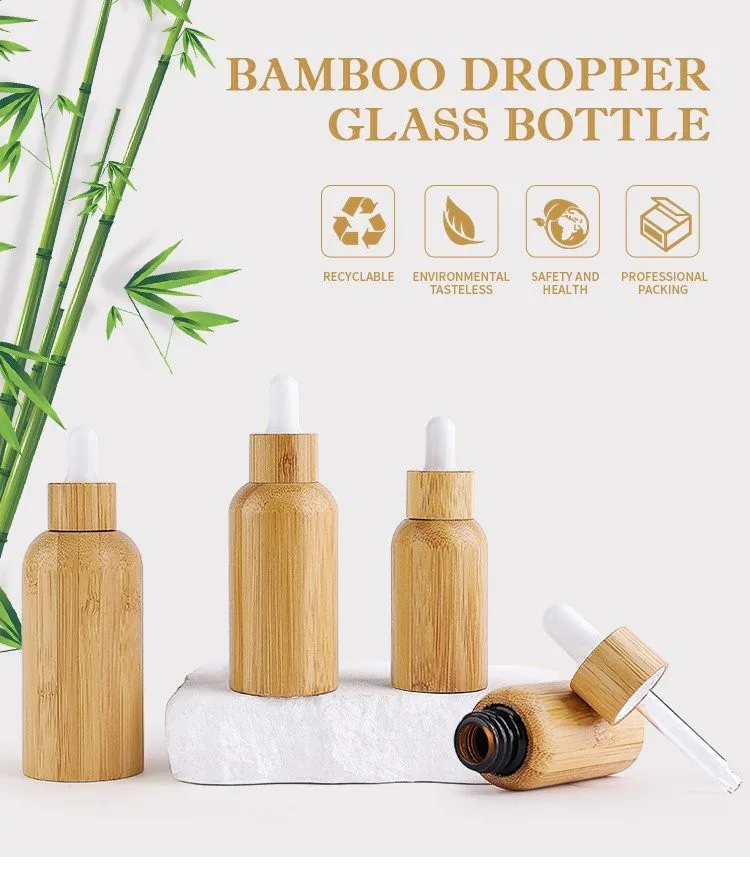glass essential oil bottle with dropper