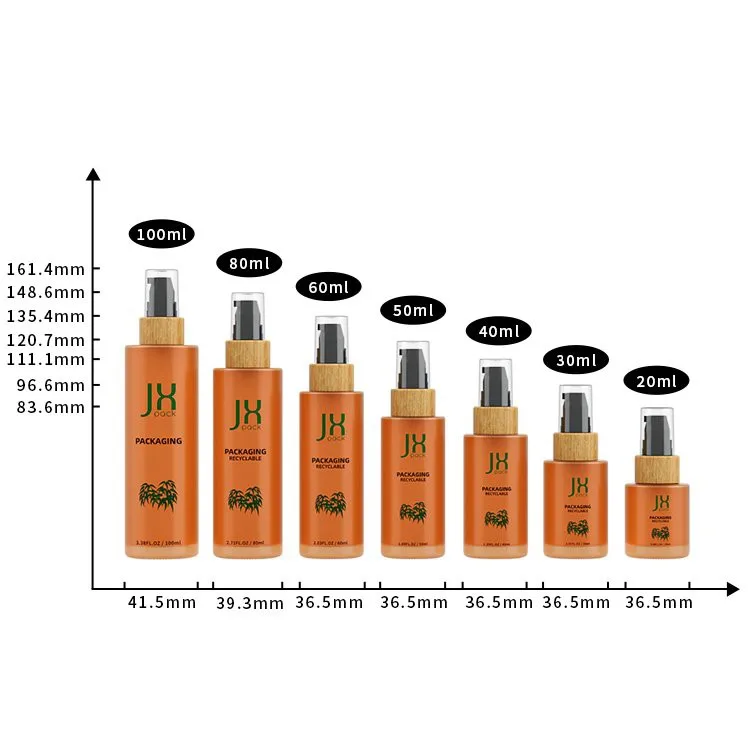 30ml bamboo cosmetic bottle
