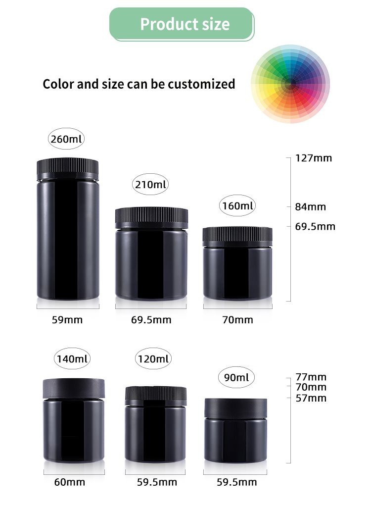 black plastic child resistant jar black plastic child resistant jar