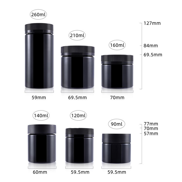 120ml child safety cap plastic jar 120ml child safety cap plastic jar