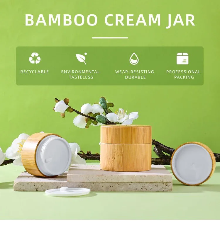 bamboo cream jar bamboo cream jar