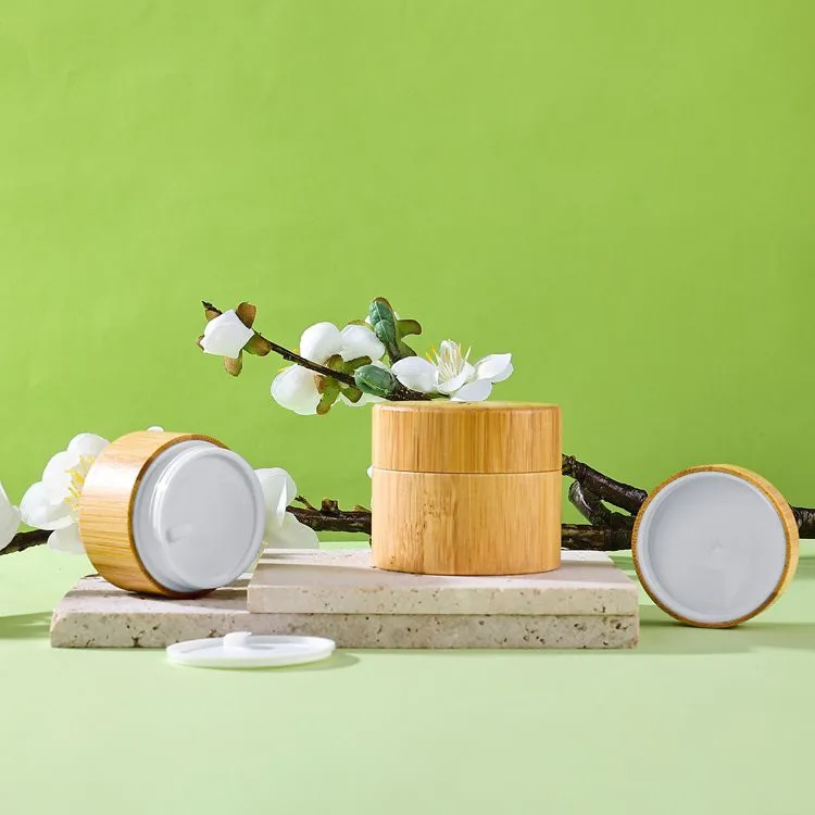bamboo cosmetic containers bamboo cosmetic containers
