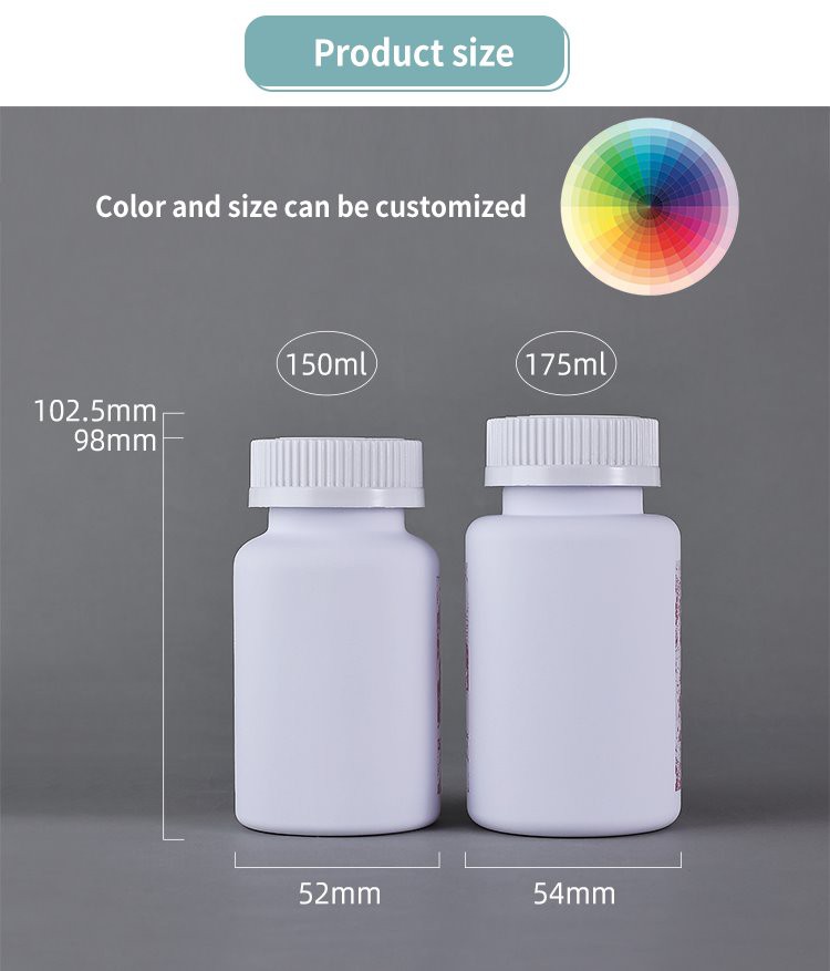 175ml white plastic medicine bottle 175ml white plastic medicine bottle