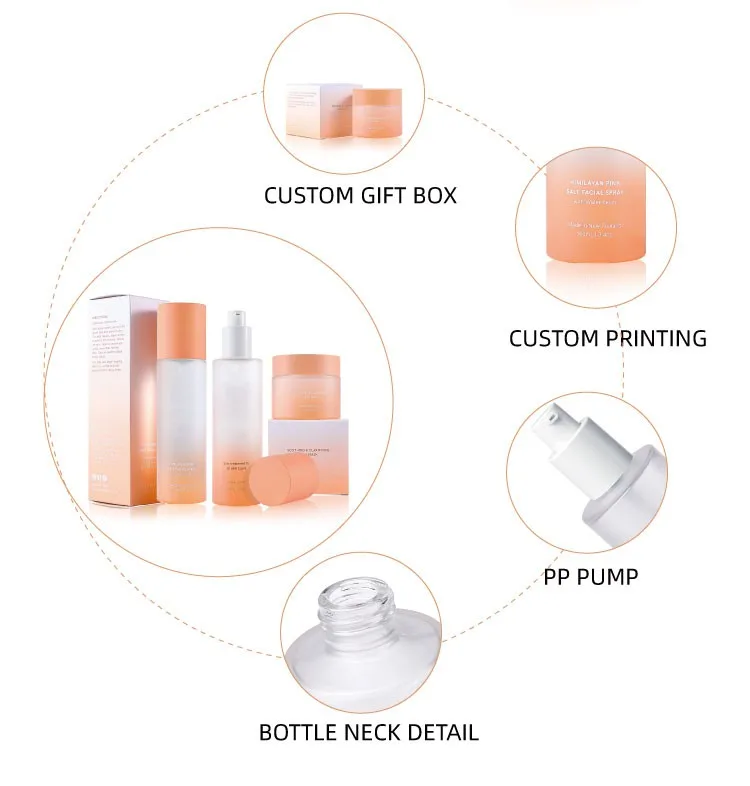 gradient cosmetic storage jars gradient cosmetic storage jars