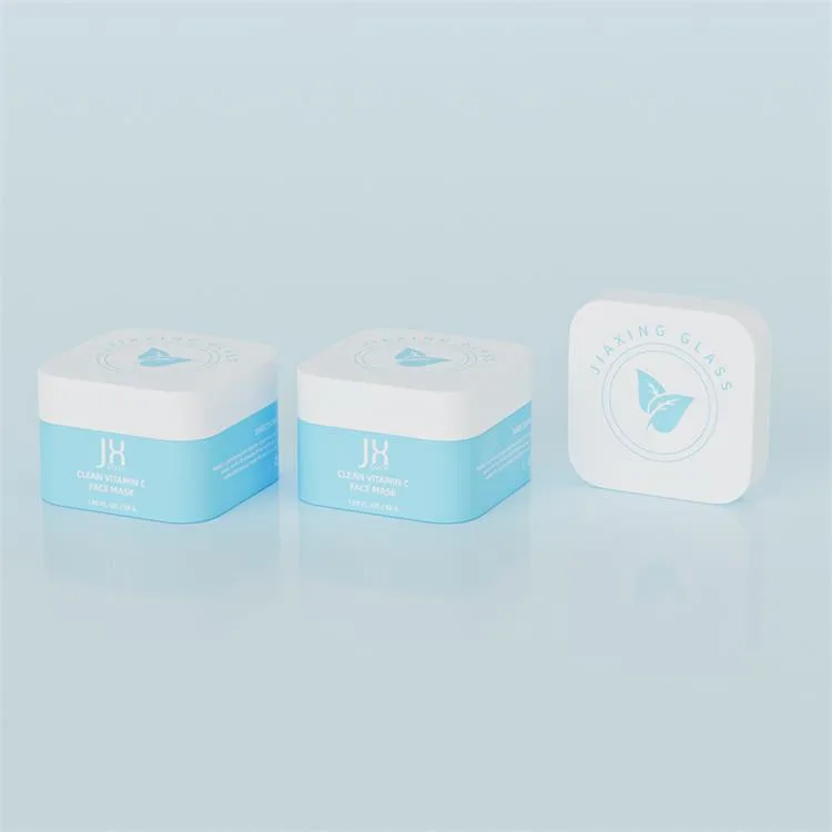 square 50g cream jar plastic square 50g cream jar plastic