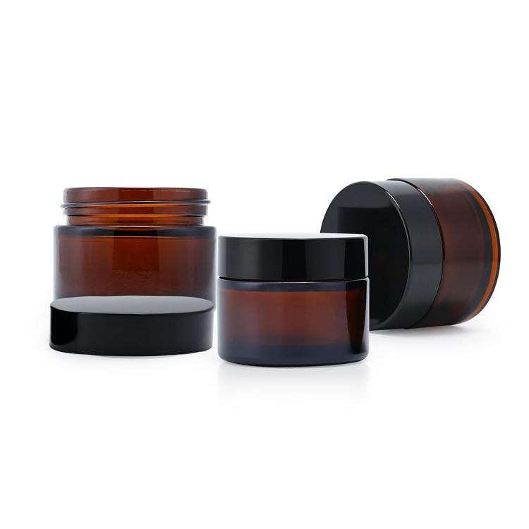 amber cosmetic jars amber cosmetic jars