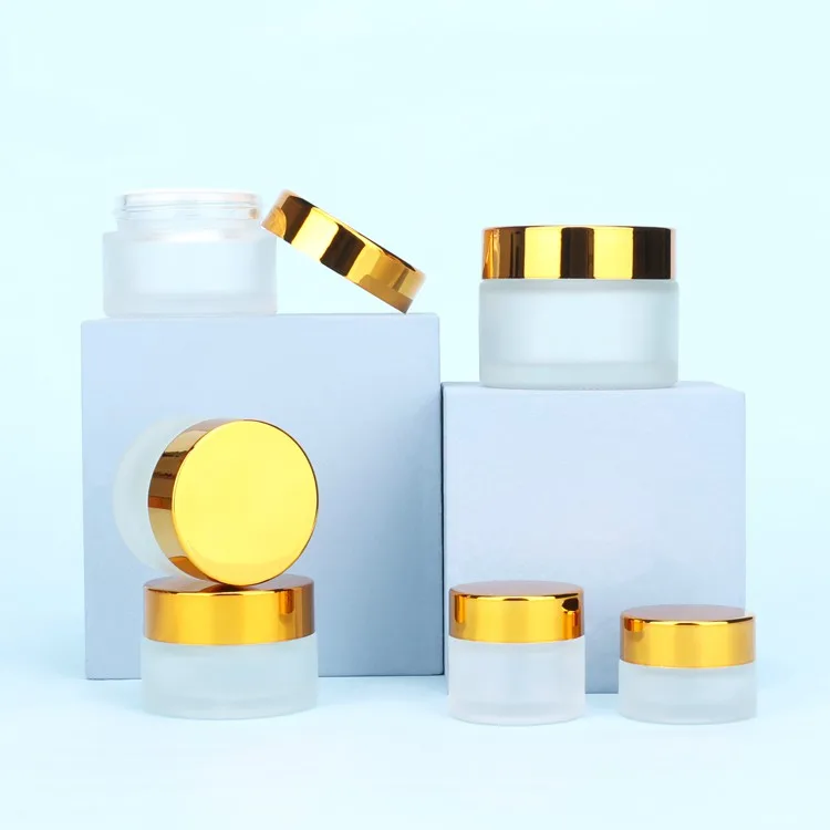 empty face cream jars