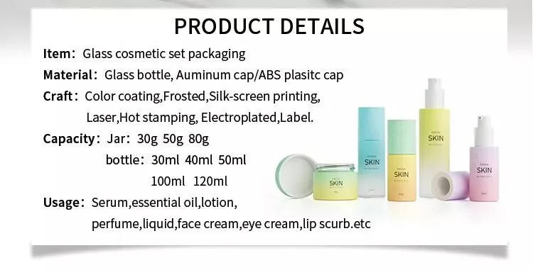 glass jar cosmetic packaging glass jar cosmetic packaging