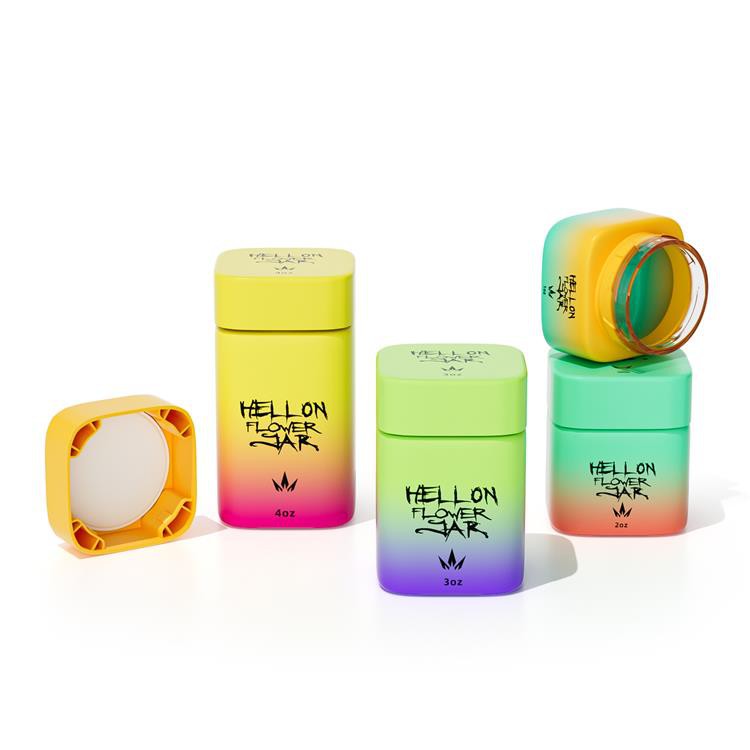 square glass child proof jar square glass child proof jar