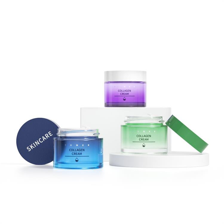 cosmetic pots with lids