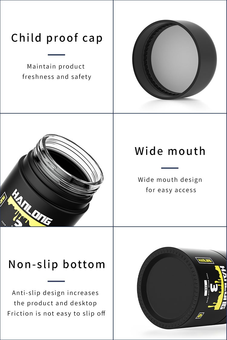 50g child resistant jar bottle 50g child resistant jar bottle