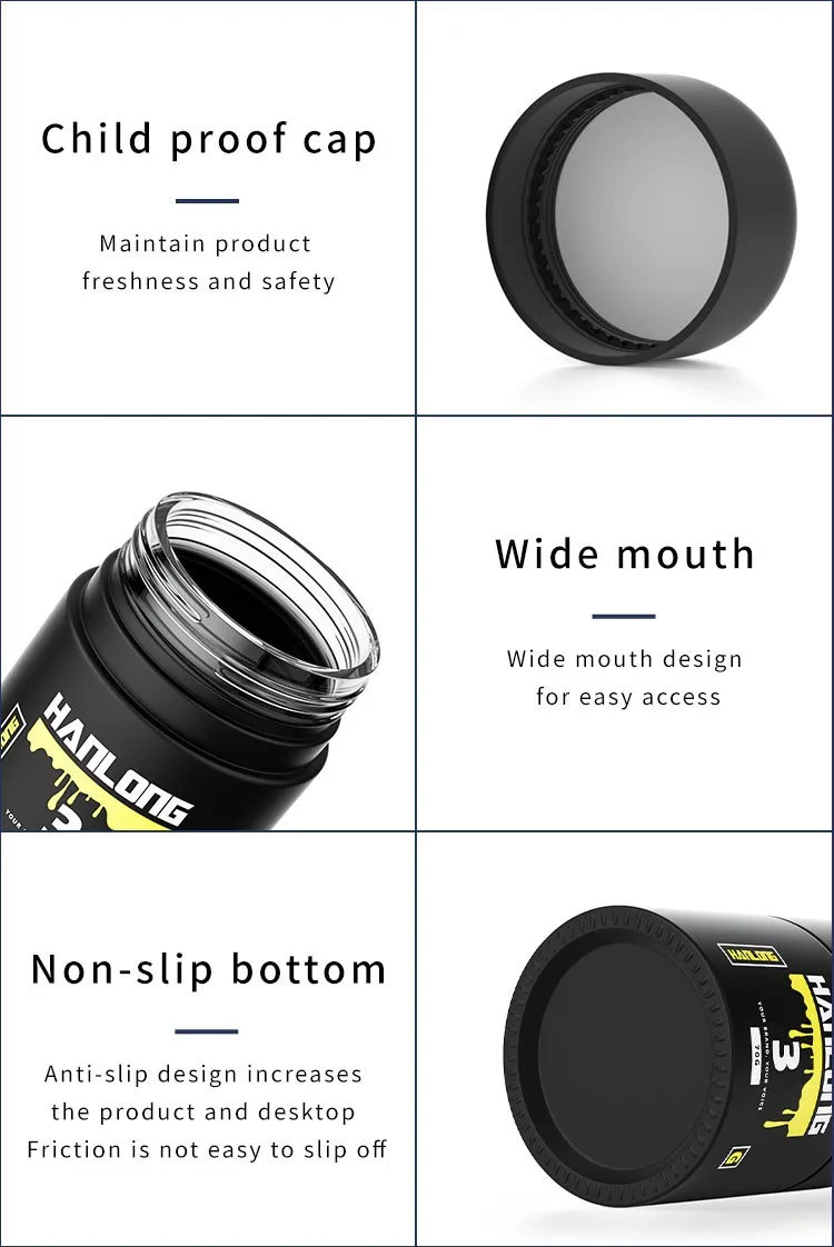 50g child resistant jar bottle 50g child resistant jar bottle