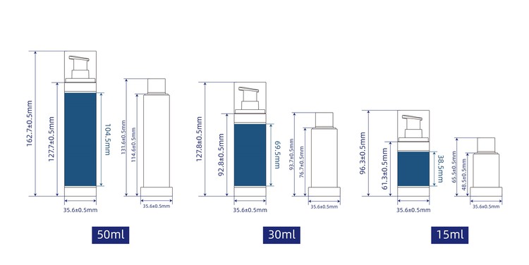 15ml airless pump bottles 15ml airless pump bottles