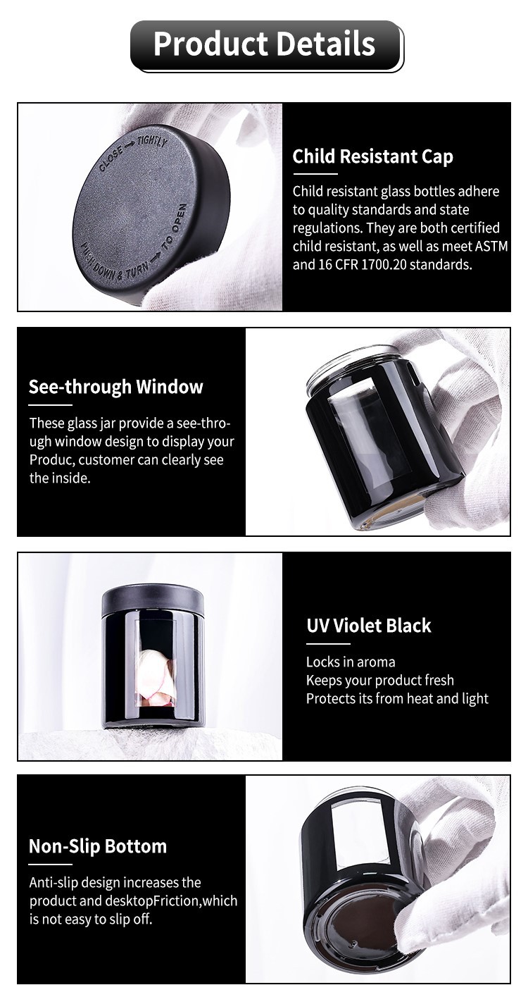 premium marijuana jar