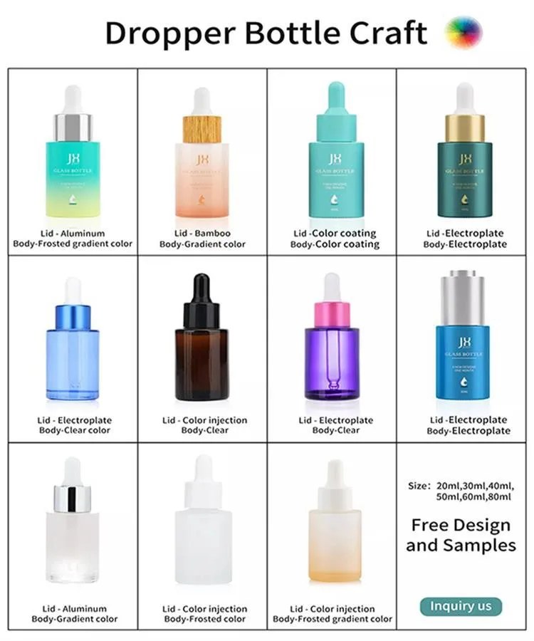 1.7oz clear glass dropper bottle