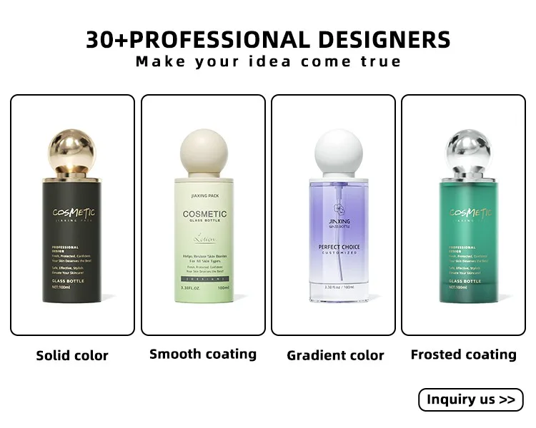 glass bottles for skincare