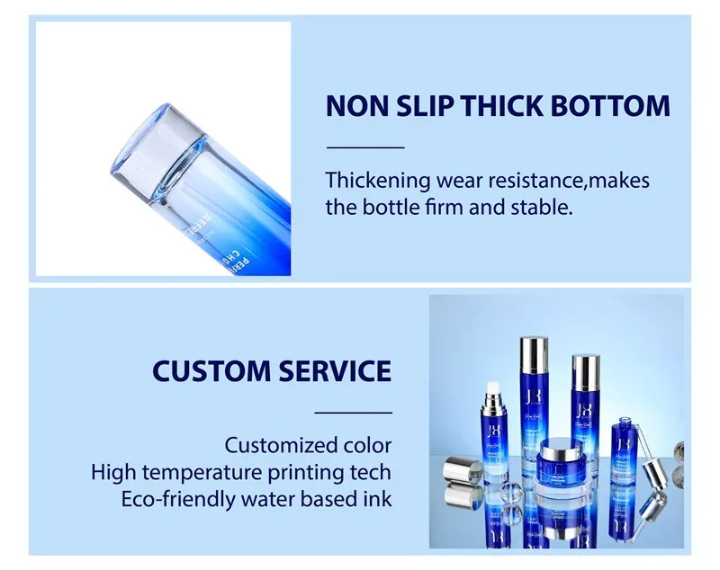 skin care product bottles