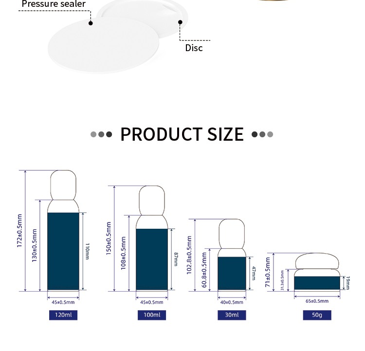 glass cream jars cosmetics