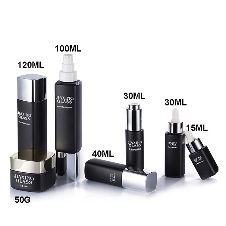 square black dropper bottle